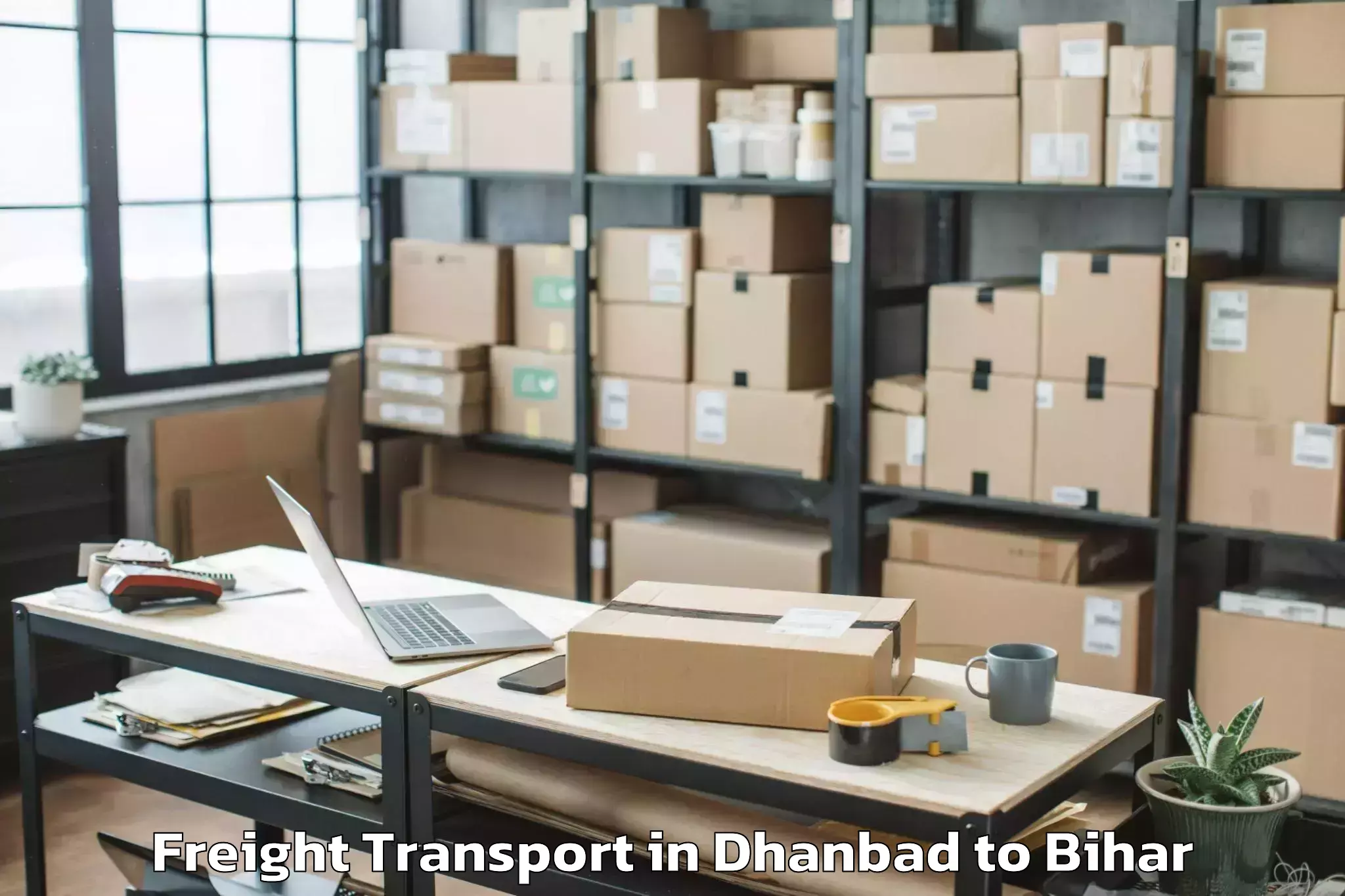 Book Dhanbad to Parwalpur Freight Transport